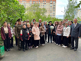 В Первомайском районе столицы поздравили ветеранов Великой Отечественной войны с наступающим праздником