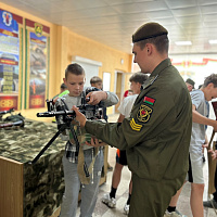 В 120 омбр стартовала первая летняя смена спортивно-патриотического лагеря «Рогачёвцы» 