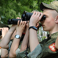 Учебно-полевые сборы с учащимися Брестского областного кадетского училища в 61 иаб