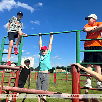 На базе 120 омбр проходит смена военно-патриотического лагеря «Гвардейцы»