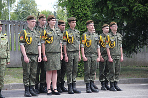 Открытие военно-патриотического лагеря 