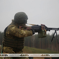 Занятия по боевой подготовке с курсантами Военной академии