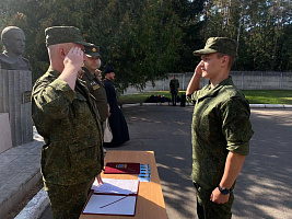 Пополнились ряды воспитанников  военно-патриотического клуба имени генерал-лейтенанта Дмитрия Карбышева