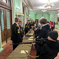 В Минском суворовском военном училище прошел день открытых дверей