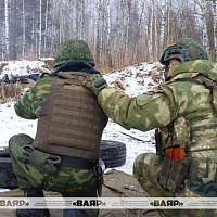 Продолжается учебный сбор с военнообязанными территориальных войск