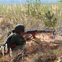 С военнослужащими 11 омбр проводится ротное тактическое учение