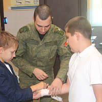 В рамках военно-патриотического воспитания молодёжи