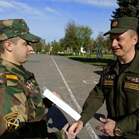 Проводы военнослужащих, выслуживших установленные сроки