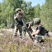  На полигоне Брестский проходит лагерный сбор артиллерийских подразделений