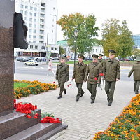 Почтили память героя