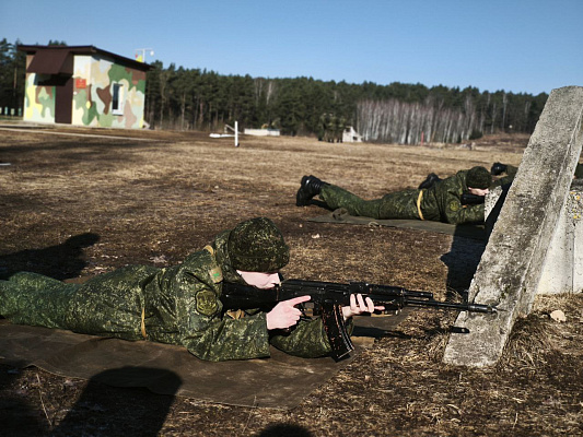 Занятия с курсантами военного факультета в БГАА