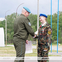 Торжественная церемония закрытия военно-патриотической игры «Зарница»