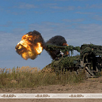 Занятие с боевой стрельбой с подразделениями ракетных войск и артиллерии СЗОК