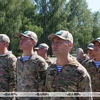 Военнослужащие Республики Казахстан посетили мемориальный комплекс «Хатынь»