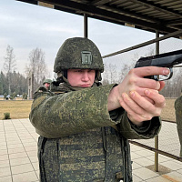 Практические занятия по огневой подготовке с личным составом военного факультета в БГАА