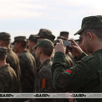 На полигоне под Борисовом состоялся праздничный концерт 