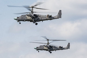 Минобороны к концу года получит восемь вертолетов Ка-52 