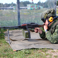 Контрольные занятия с военнослужащими 11 омбр