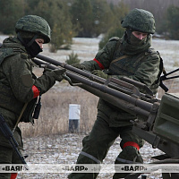 Тактическое учение с одним из подразделений зенитного ракетного полка