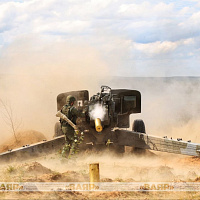 Продолжается полевой выход 111-й гвардейской артиллерийской бригады