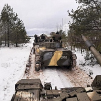 Тактико-строевое занятие с гвардейцами