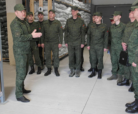 Сбор с начальниками вещевых служб Вооружённых Сил