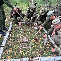 Занятия по боевой подготовке с разведчиками
