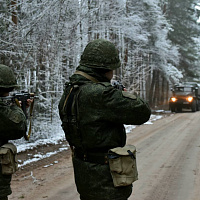 Новое пополнение военных водителей преодолело 50-километровый марш