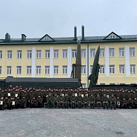 Чествование военнослужащих в 465-й ракетной бригаде