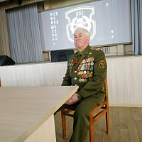 Воины-афганцы в гостях у артиллеристов