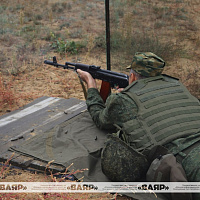 Проходит сбор с военнообязанными, призванными из запаса в состав территориальных войск