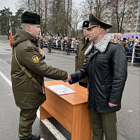Принятие Военной присяги военнослужащими Минской военной комендатуры