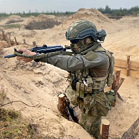 Занятия по боевой подготовке с военнослужащими 6 омбр