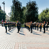 Участники фестиваля «Спасская башня» почтили память погибших воинов