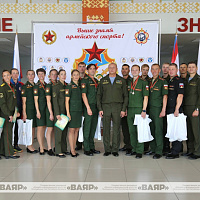 Завершилась матчевая встреча между сборными командами Вооружённых Сил Беларуси и России по военному пятиборью