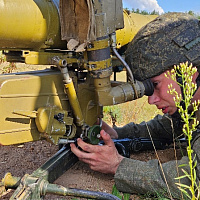 Занятия по огневой подготовке с военнослужащими 19 омбр