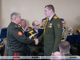Годовой праздник управления военных сообщений транспортных войск Республики Беларусь