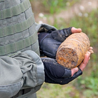 Тренировка военных сапёров