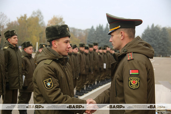 Чествование личного состава в Гродненском гарнизоне