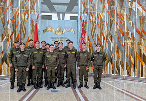 Военнослужащие 49 ртбр посетили Белорусский государственный музей истории Великой Отечественной войны