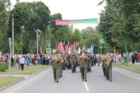 Военнослужащие 6 омбр приняли участие в военно-патриотической акции «Дорогой победы»