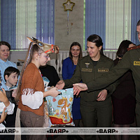 Военнослужащие 62 зрп ЗОК посетили Гродненскую специальную школу-интернат № 1