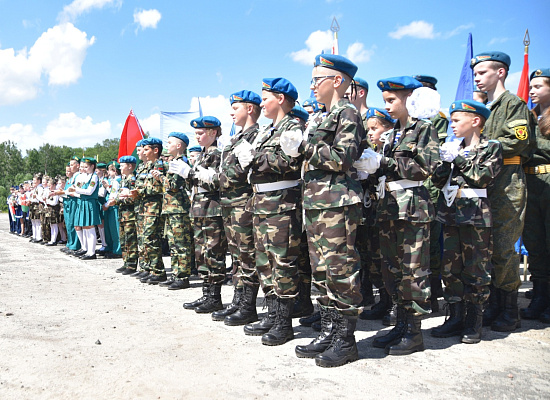 На полигоне Брестский прошло торжественное открытие финальных этапов патриотических игр