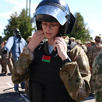 Профориентационное мероприятие для учащихся в военном городке №45 в городе Жодино