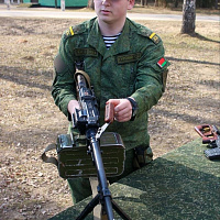 Воспитанники военно-патриотического клуба «Гренада» участвуют в полевом выходе совместно с одним из подразделений 11 омбр