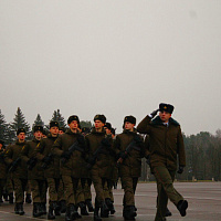 Принятие Военной присяги военнослужащими Минской военной комендатуры