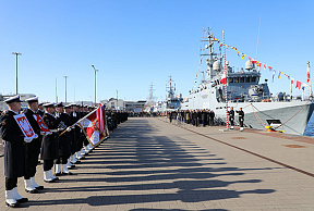 ВМС Польши приняли на вооружение третий минный тральщик класса «Корморан-2»