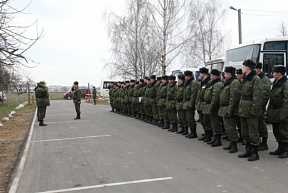 Состоялся прием военнообязанных в основной состав территориальной обороны Клецкого района 