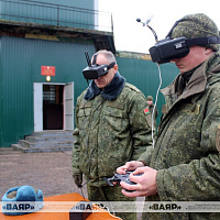 Показное занятие на Гожском полигоне