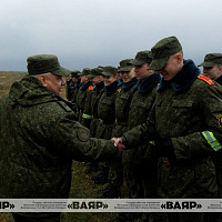 Воспитанники Минского суворовского военного училища посетили 230-й общевойсковой полигон